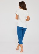 Piżama Cornette 369/345 Floris kr/r M-XL