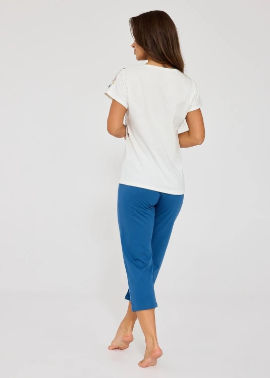 Piżama Cornette 369/345 Floris kr/r M-XL