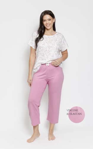 Piżama Taro 3563 Mariella kr/r 4XL-6XL W26