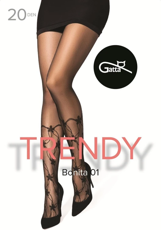 Rajstopy Gatta Trendy Bonita wz.01 20 den 2-4