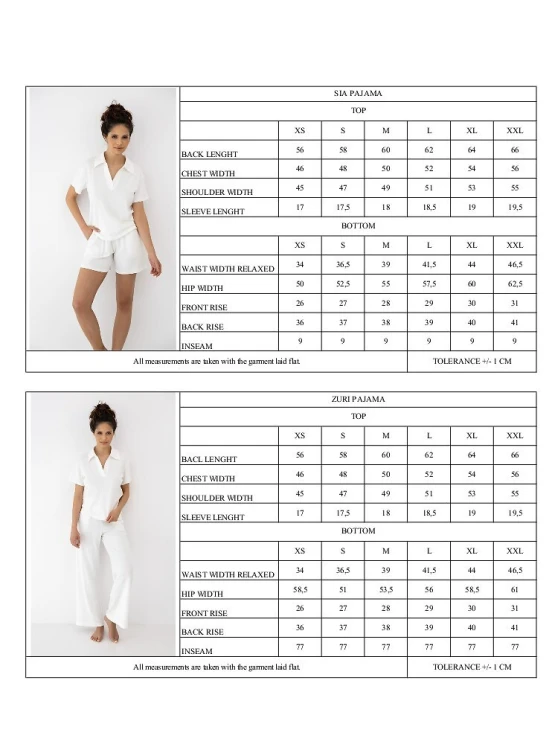 Piżama Sensis Sia kr/r XS-2XL