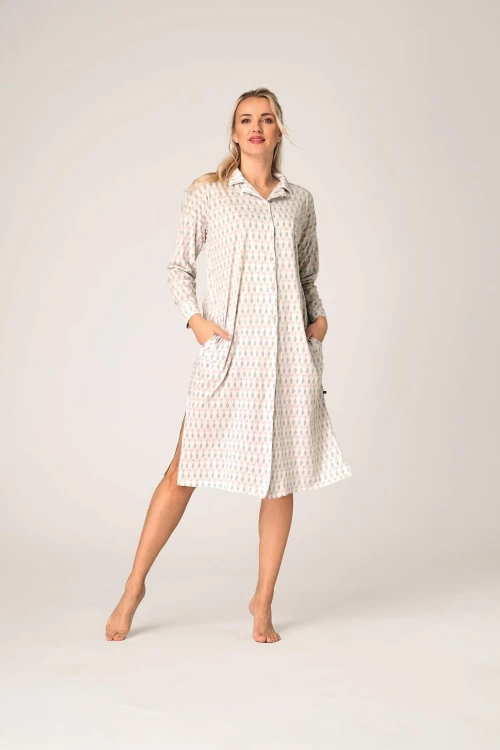 Koszula Key LND 879 A26 dł/r 2XL-3XL rozpinana