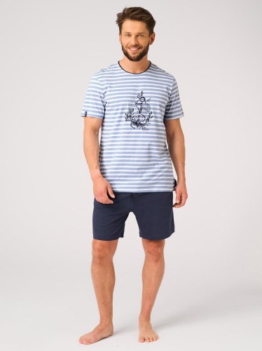 Piżama Key MNS 311 A26 kr/r M-2XL