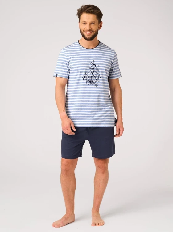 Piżama Key MNS 311 A26 kr/r M-2XL