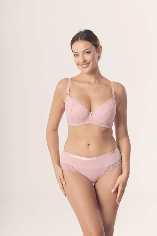 Biustonosz push-up Mefemi Petra BP16 Róż