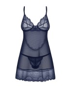Koszulka Obsessive Nightly Blue Chemise XS-2XL