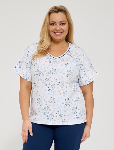 Piżama Cornette 876/346 Gianna kr/r 3XL-5XL