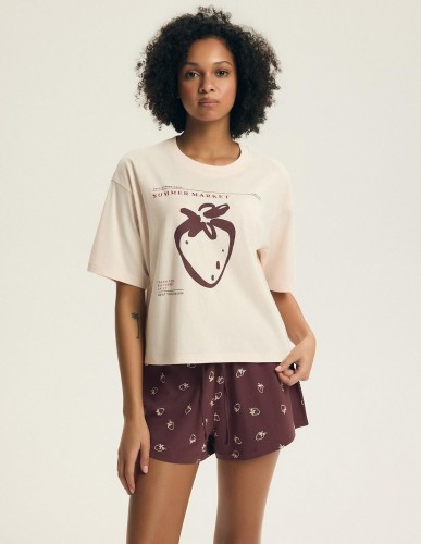 Piżama Henderson Ladies 44474 Evika kr/r S-3XL