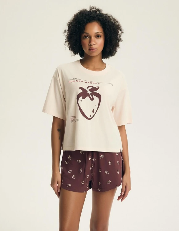 Piżama Henderson Ladies 44474 Evika kr/r S-3XL