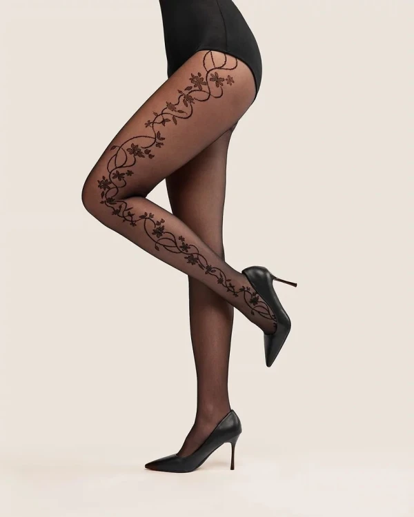 Rajstopy Gabriella 465 Flora 20 den 2-4