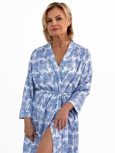 Szlafrok damski bawełniany Martel 241 Paula III M-3XL