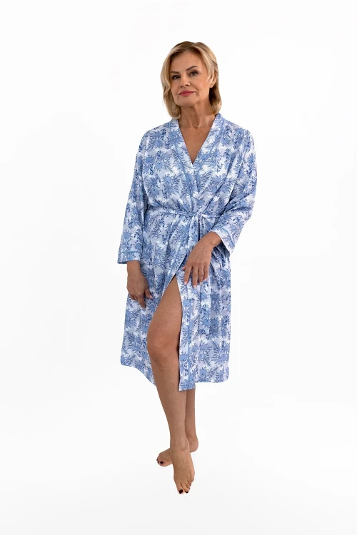 Szlafrok damski bawełniany Martel 241 Paula III M-3XL