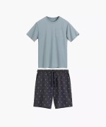 Piżama Atlantic NMP-402 kr/r S-2XL