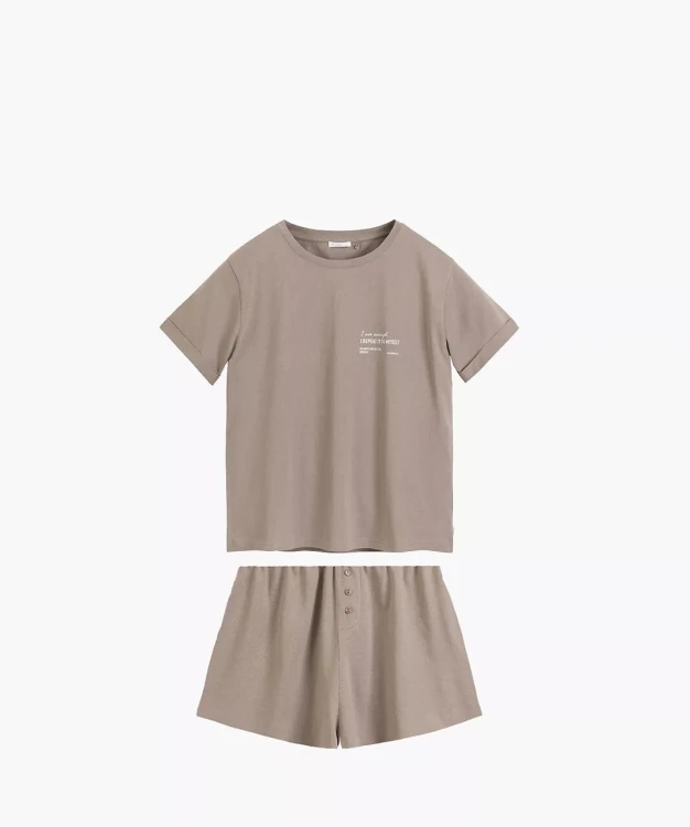 Piżama Atlantic NLP-506 kr/r S-2XL