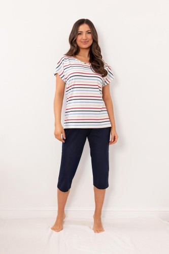 Piżama damska krótki rękawRegina 4001