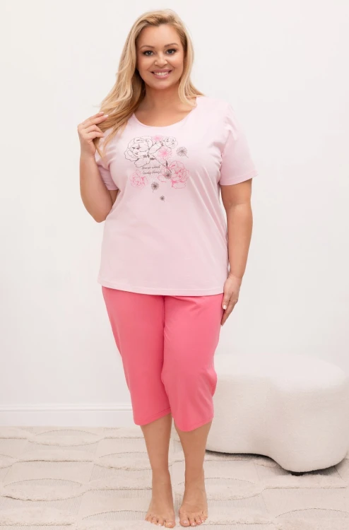 Piżama Regina 4007 kr/r 2XL-3XL L26