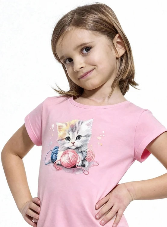 Piżama Cornette Kids Girl 787/121 Kity kr/r 92-128
