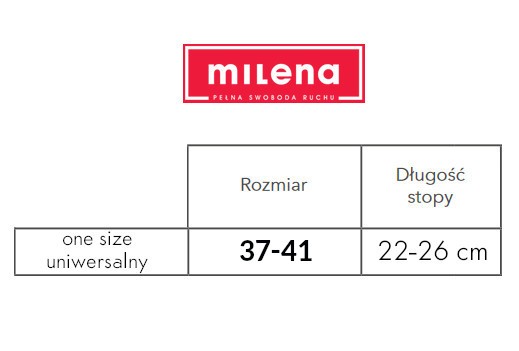 Stopki Milena 0576-030 Banany Paski 36-41