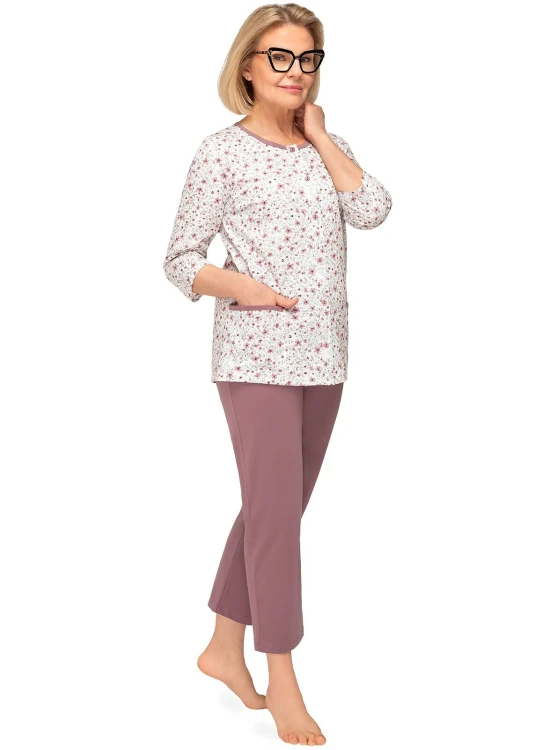 Piżama Martel Kasia II 266 3/4 M-3XL rozpinana