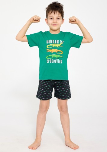 Piżama Cornette Kids Boy 789/125 Crocodiles kr/r 86-128