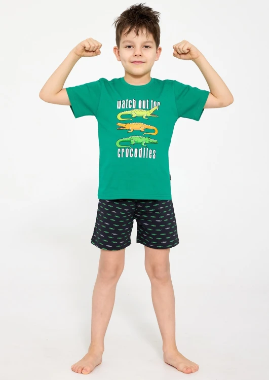 Piżama Cornette Kids Boy 789/125 Crocodiles kr/r 86-128