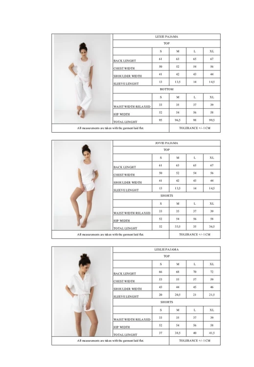 Piżama Sensis Jovie kr/r S-XL