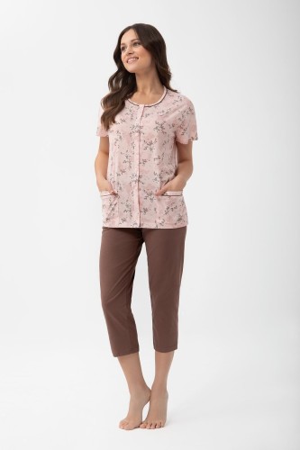 Piżama Luna 1304 kr/r M-XL L26 rozpinana