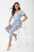 Piżama Luna 1306 kr/r S-XL L26