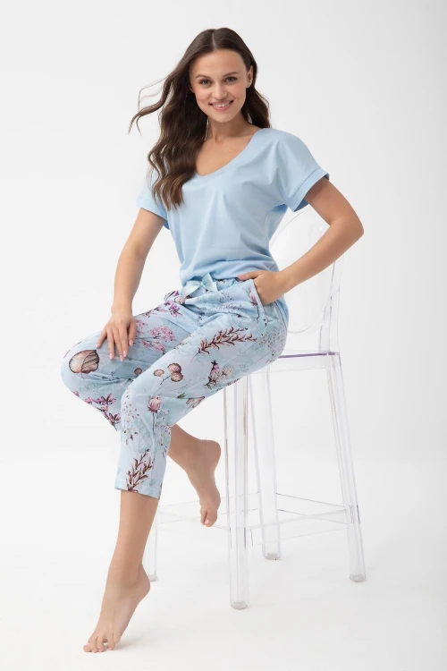 Piżama Luna 1306 kr/r S-XL L26