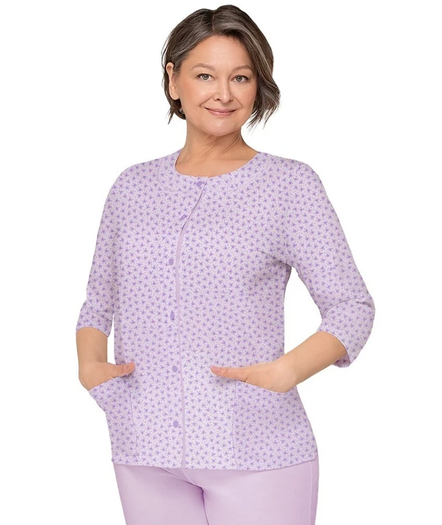 Piżama Martel Maria II 201 3/4 3XL-4XL damska rozpinana