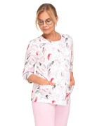 Piżama Martel Maria II 201 3/4 3XL-4XL damska rozpinana
