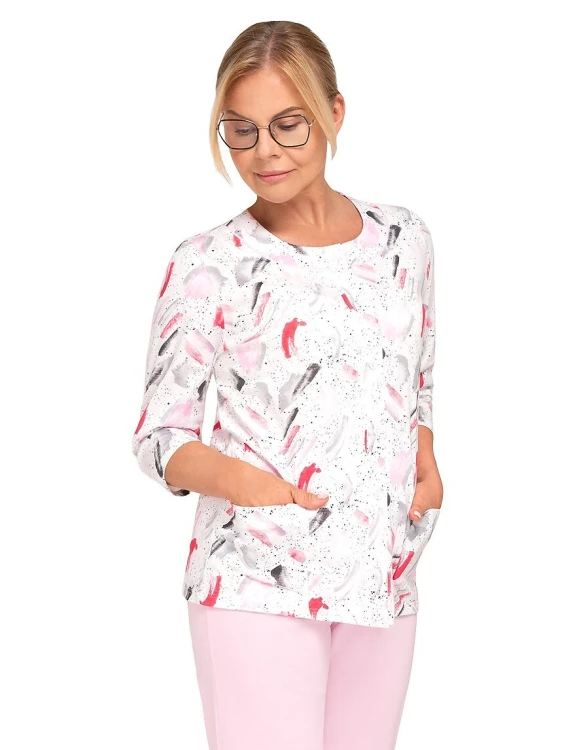 Piżama Martel Maria II 201 3/4 3XL-4XL damska rozpinana