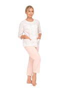 Piżama Martel Maria II 201 3/4 3XL-4XL damska rozpinana