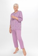 Piżama Martel Maria II 201 3/4 3XL-4XL damska rozpinana