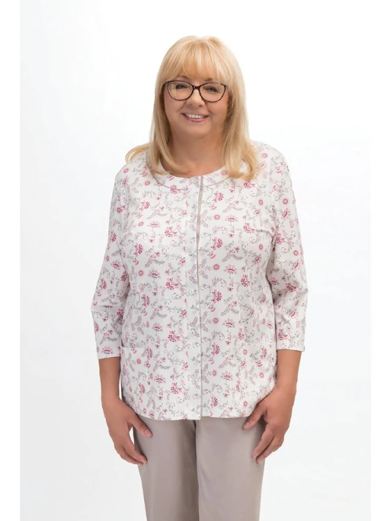 Piżama Martel Maria II 201 3/4 3XL-4XL damska rozpinana