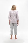 Piżama Martel Maria II 201 3/4 3XL-4XL damska rozpinana