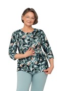 Piżama Martel Maria II 201 3/4 3XL-4XL damska rozpinana