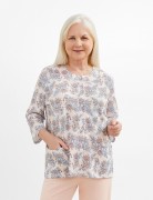 Piżama Martel Maria II 201 3/4 3XL-4XL damska rozpinana