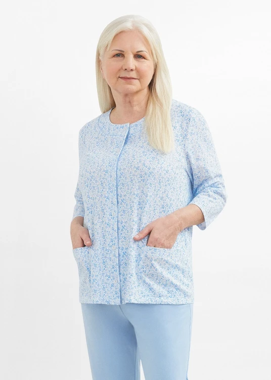 Piżama Martel Maria II 201 3/4 3XL-4XL damska rozpinana