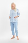 Piżama Martel Maria II 201 3/4 3XL-4XL damska rozpinana