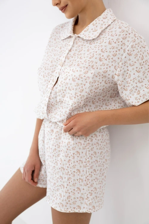 Piżama Sensis Nayla kr/r S-XL rozpinana