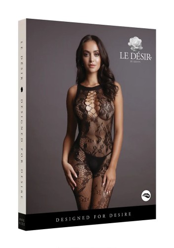 Bodystocking Le Desir DES023 Criss Cross Neck