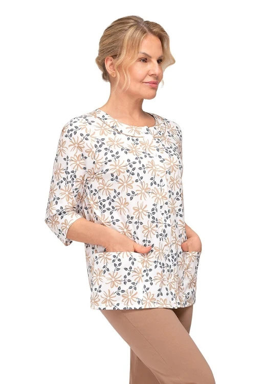 Piżama Martel Maria II 201 3/4 M-2XL damska rozpinana