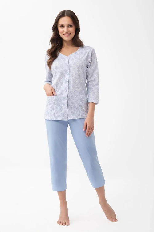 Piżama Luna 1305 7/8 M-XL L26 rozpinana