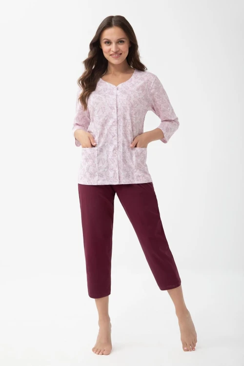 Piżama Luna 1305 7/8 M-XL L26 rozpinana