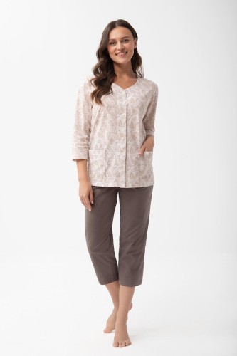 Piżama Luna 1305 7/8 2XL-3XL L26 rozpinana