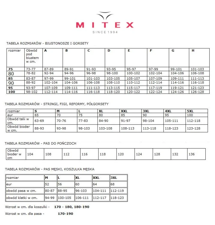 Figi Mitex Ala 6XL-9XL