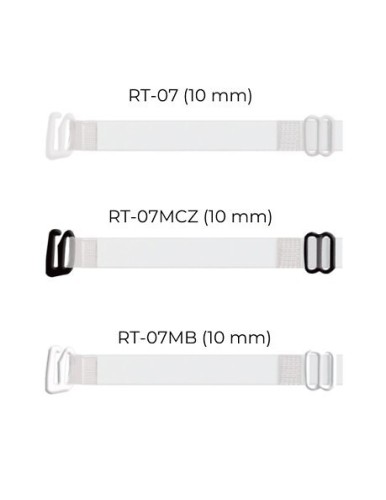 Ramiączko Julimex RT 07 silikonowe na szyję z metalowym zaczepem 10 mm