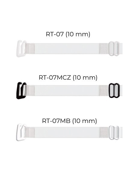 Ramiączko Julimex RT 07 silikonowe na szyję z plastikowym zaczepem 10 mm