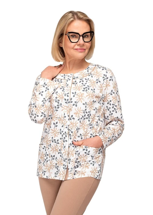 Piżama Martel Maria III 202 dł/r 3XL-4XL damska rozpinana